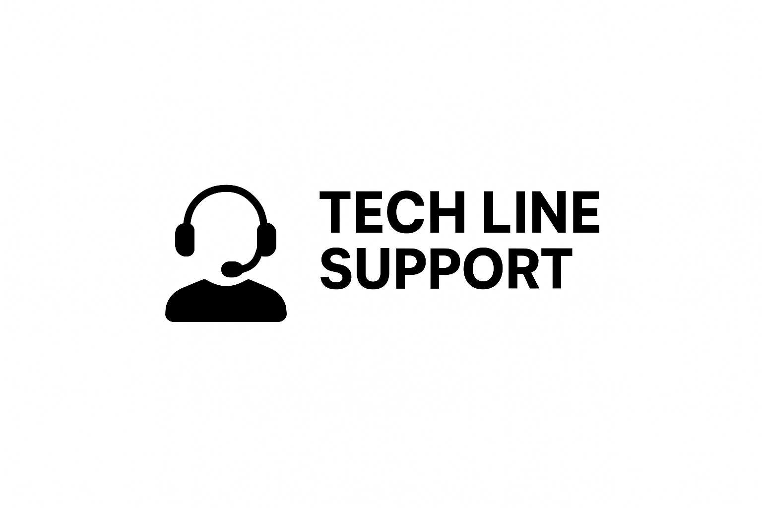 Tech Line Support Logo